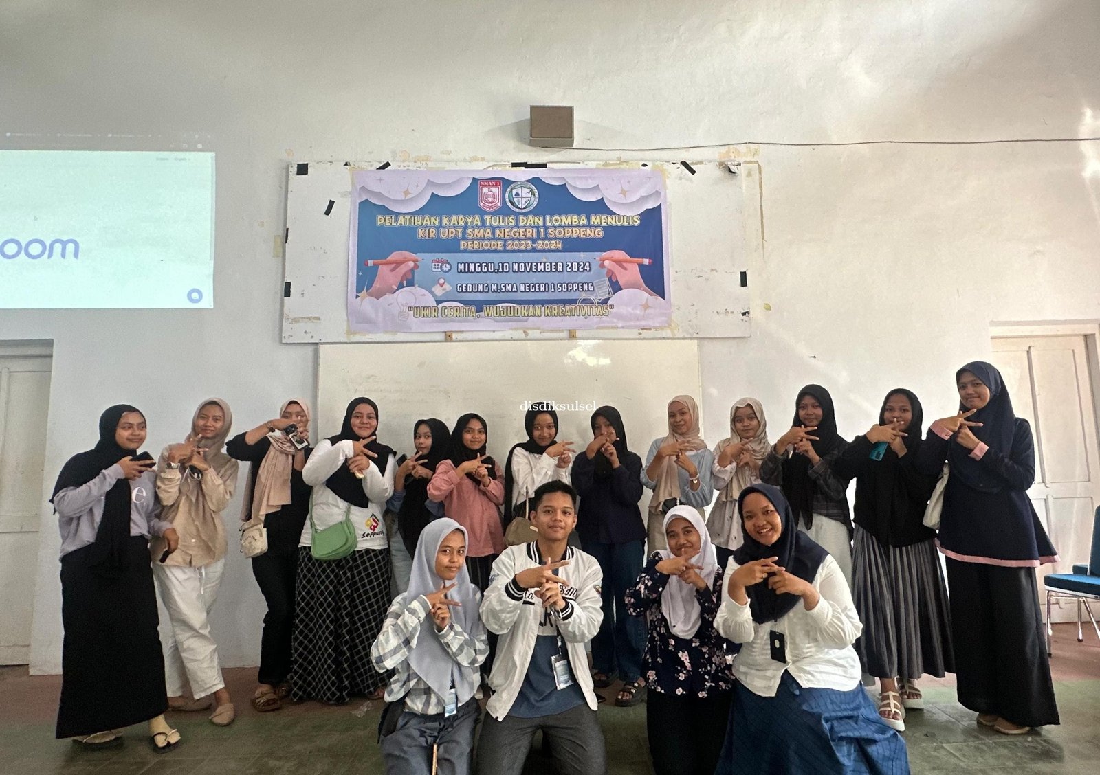 Pelatihan Karya Tulis dan Lomba Menulis KIR SMA Negeri 1 Soppeng