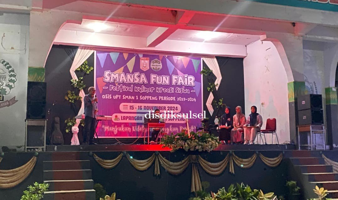 Organisasi Siswa Intra Sekolah (OSIS) SMAN 1 Soppeng Gelar SMANSA FUN FAIR 2024