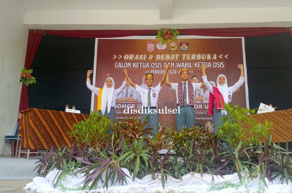 Komisi Pemilihan OSIS Laksanakan Orasi dan Debat Terbuka Calon Ketua dan Wakil Ketua OSIS 